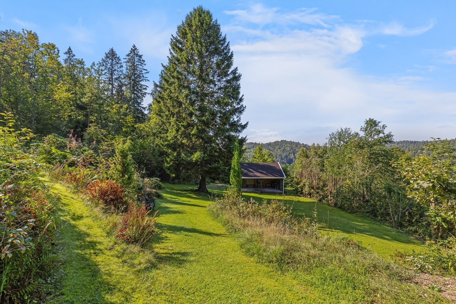 Flott hage med fine grøntarealer Galleribilde