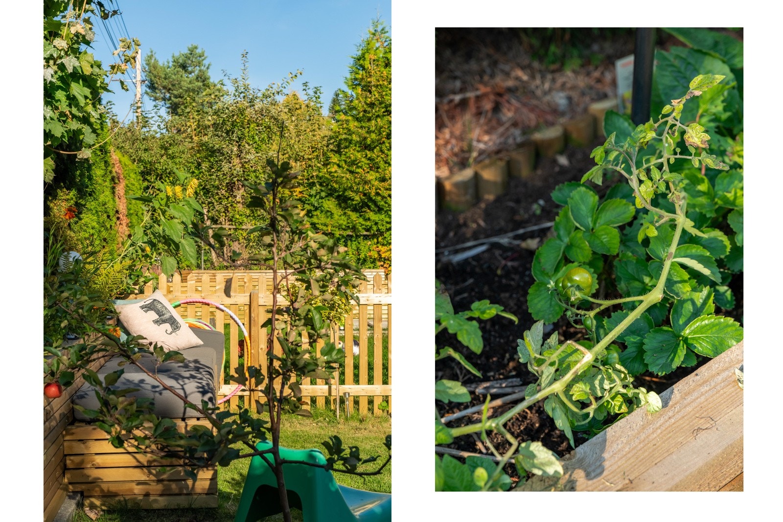 Men i praksis blir det jo mest å være i din egen, vakre lille hage. Galleribilde
