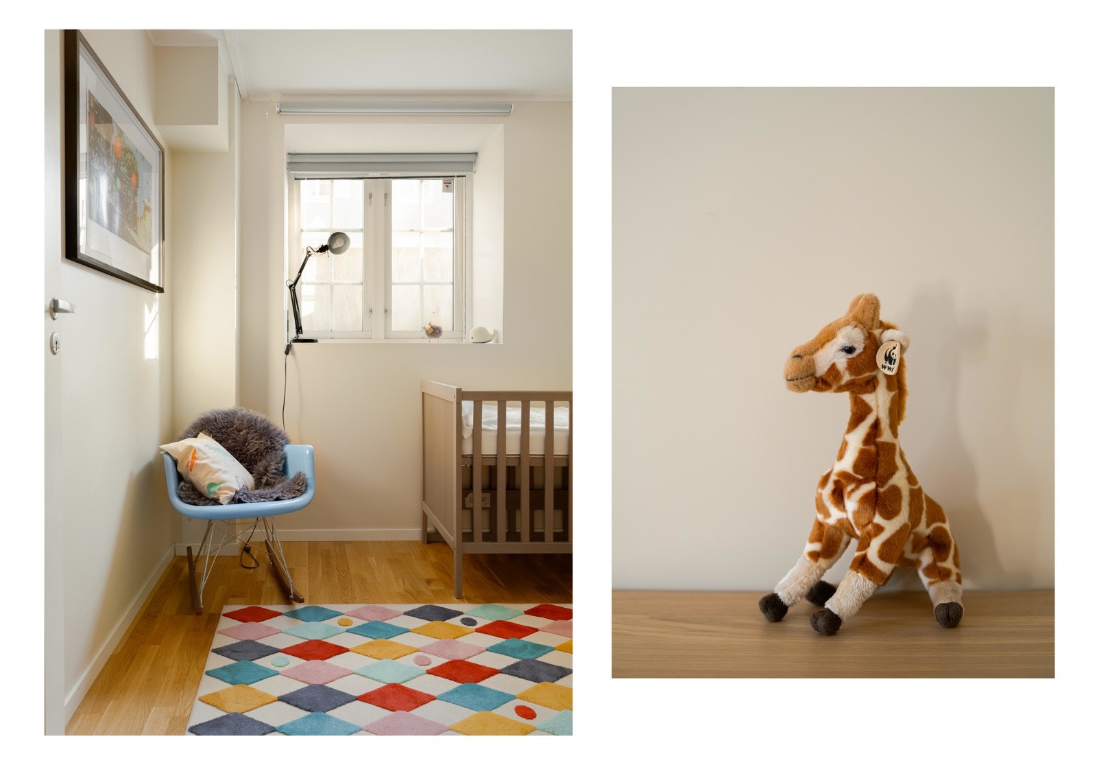 NB!! Dette er ikke en ekte sjiraff! Galleribilde