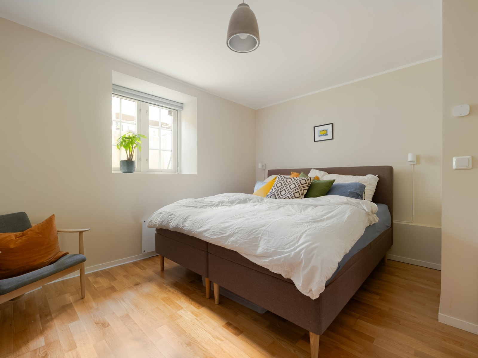 Hovedsoverommet er stort og svalt. Galleribilde