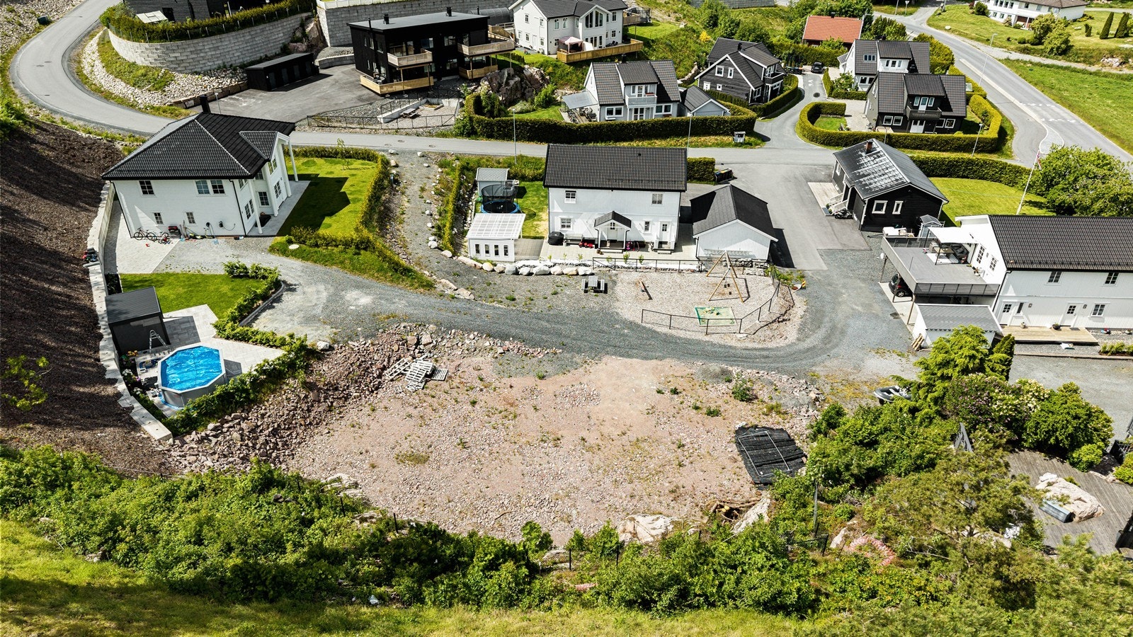 Svært gode solforhold på tomten. Galleribilde