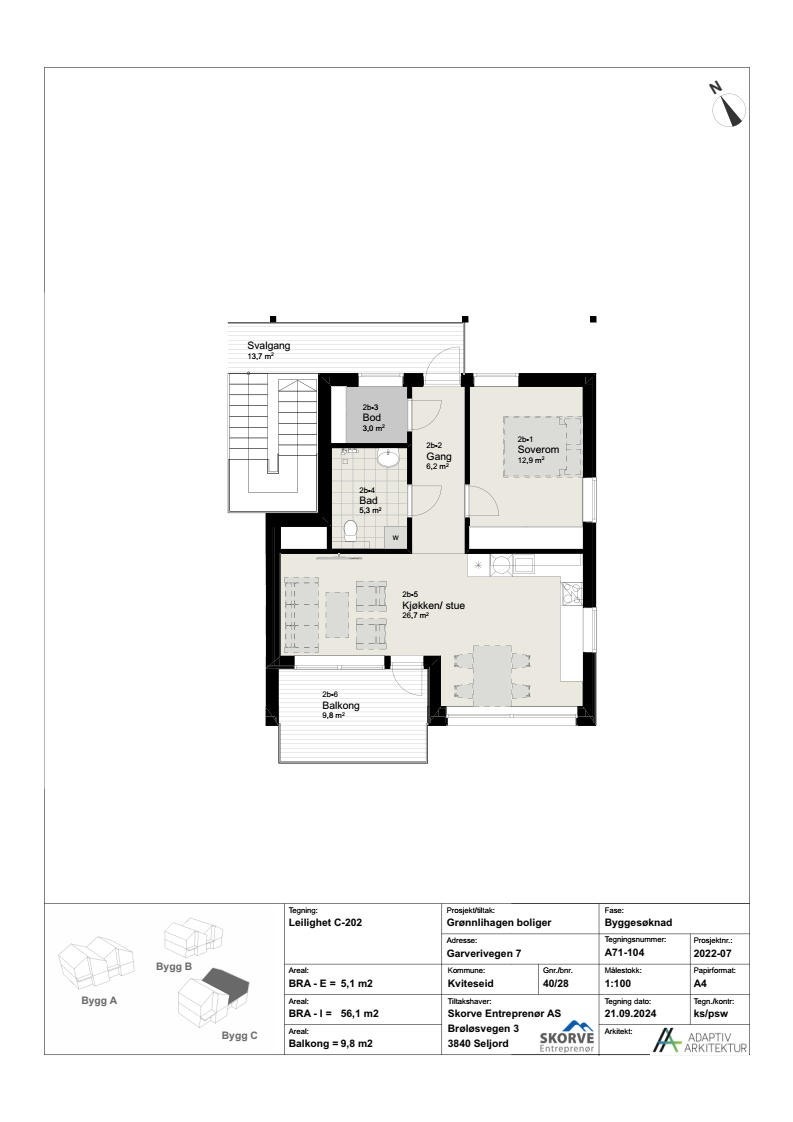 Plantegning Galleribilde