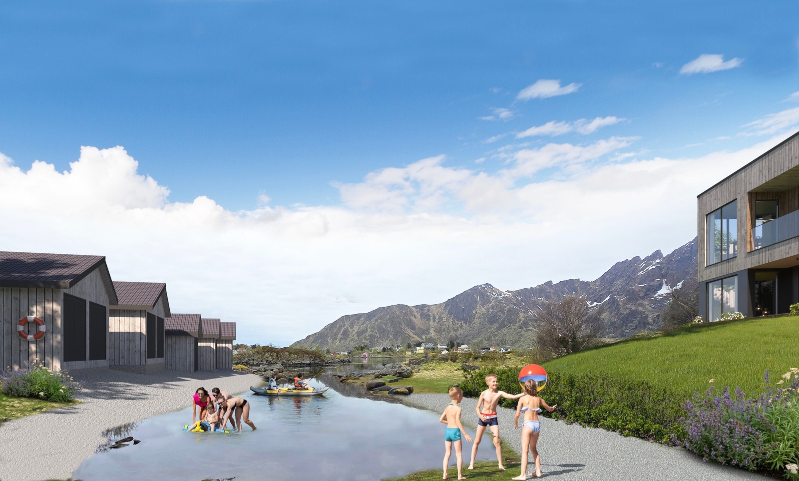 Midt i hjertet av boligfeltet Galleribilde