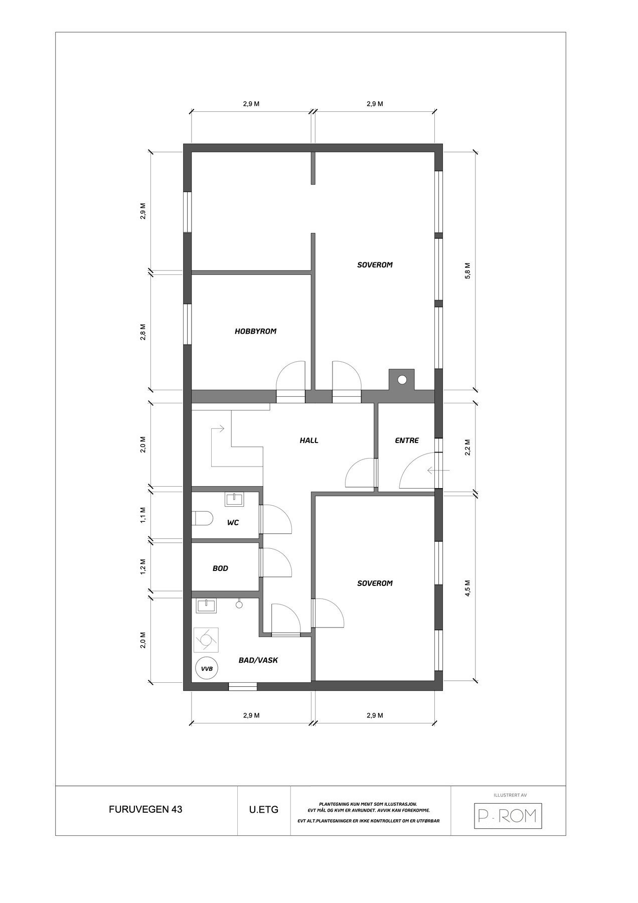 Etasjeplan - U.etg. Galleribilde