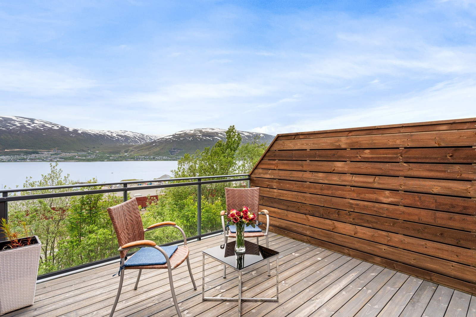 Flott utsikt over fjorden!