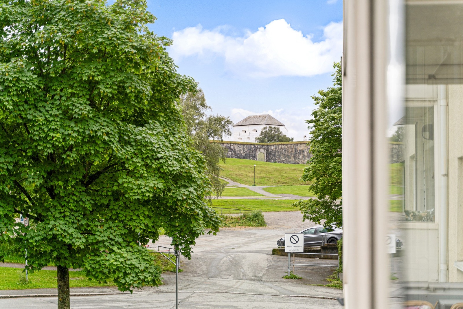 Utsikten fra balkongen. Galleribilde