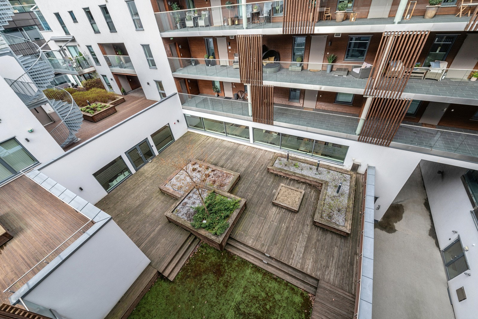 Atrium og uteområder på PIR7 Galleribilde