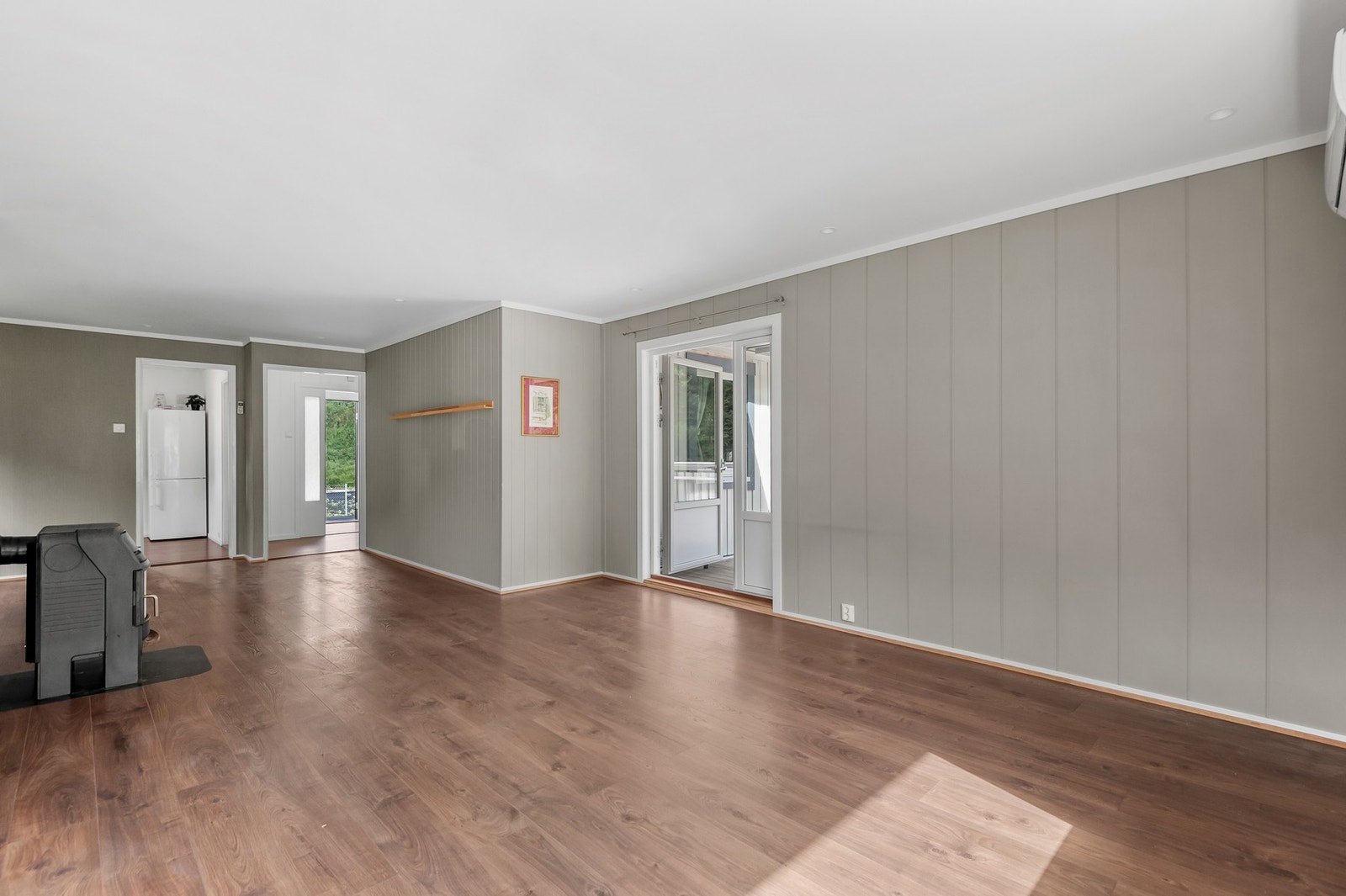 Boligen har en romslig stue på 36m². Galleribilde