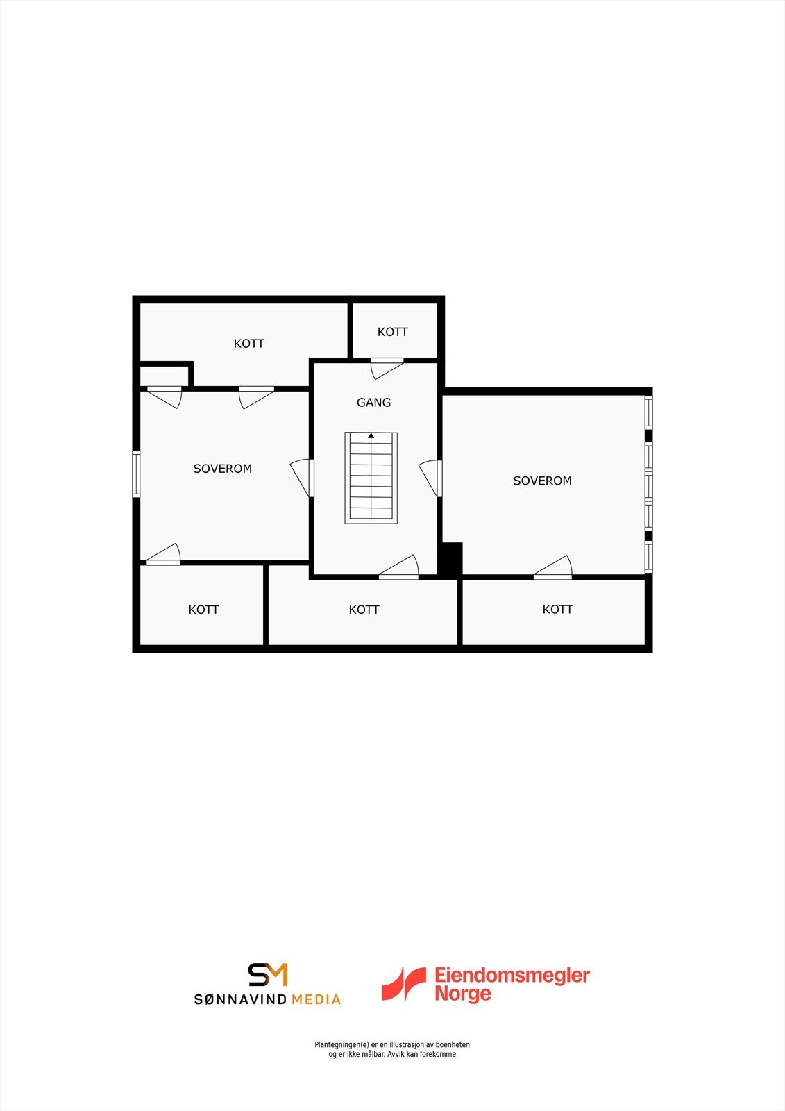 Plantegning 2. etasje Galleribilde