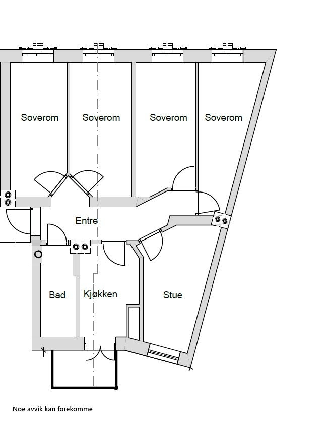 Plantegning - Noe avvik kan forekomme Galleribilde