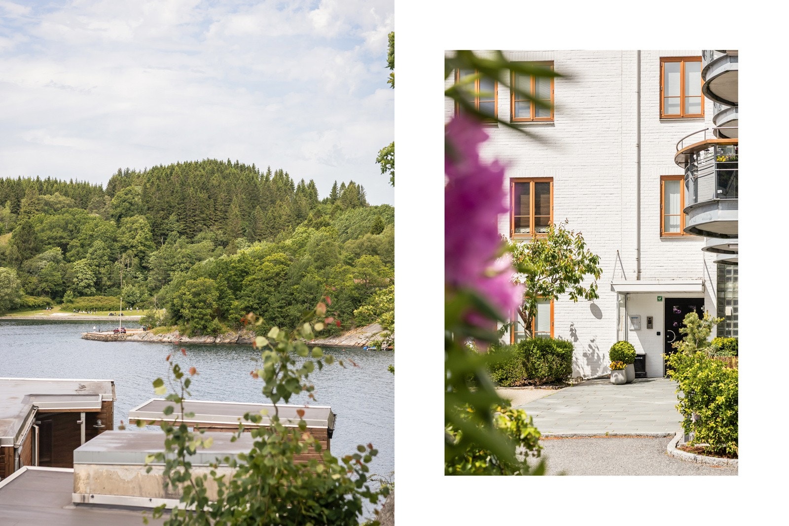 - Koselig og innbydende inngangsparti. Det er porttelefon med åpner til hovedinngang - Galleribilde