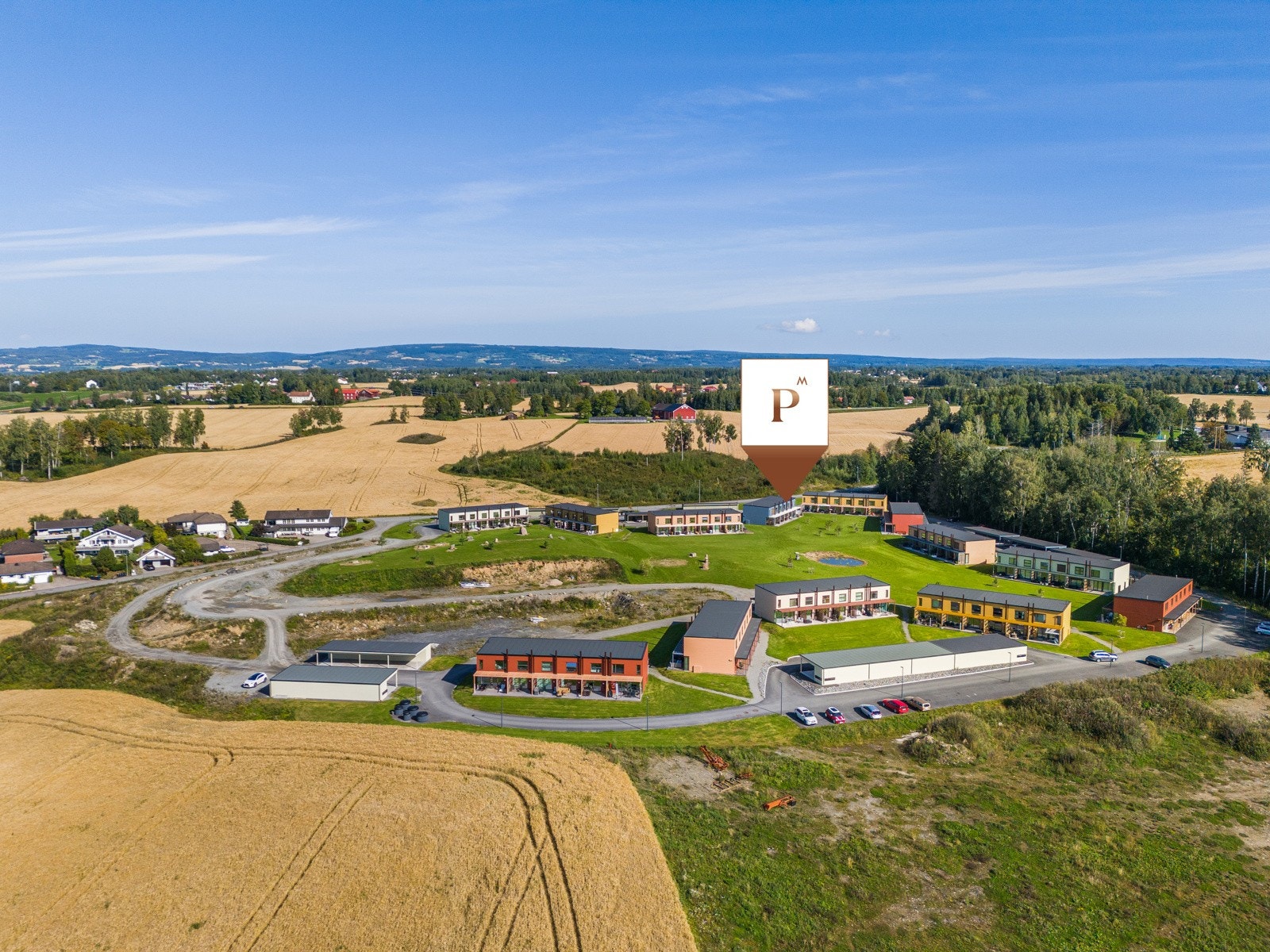 Dronefoto Galleribilde
