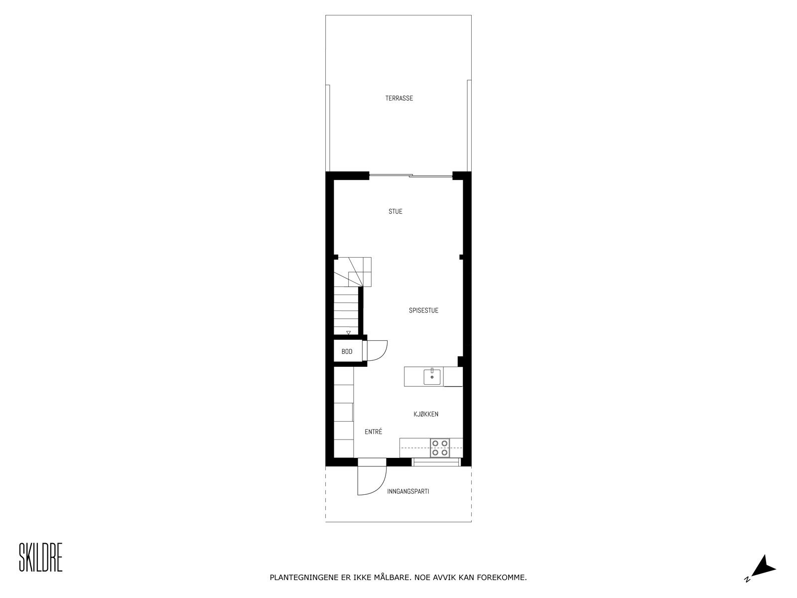 Plantegning 1.etasje Galleribilde