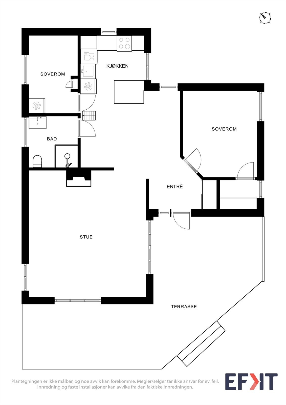 Plantegning Galleribilde