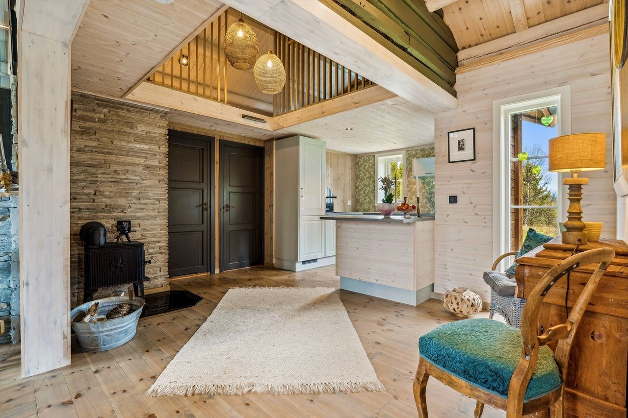 Entréen er romslig. Galleribilde