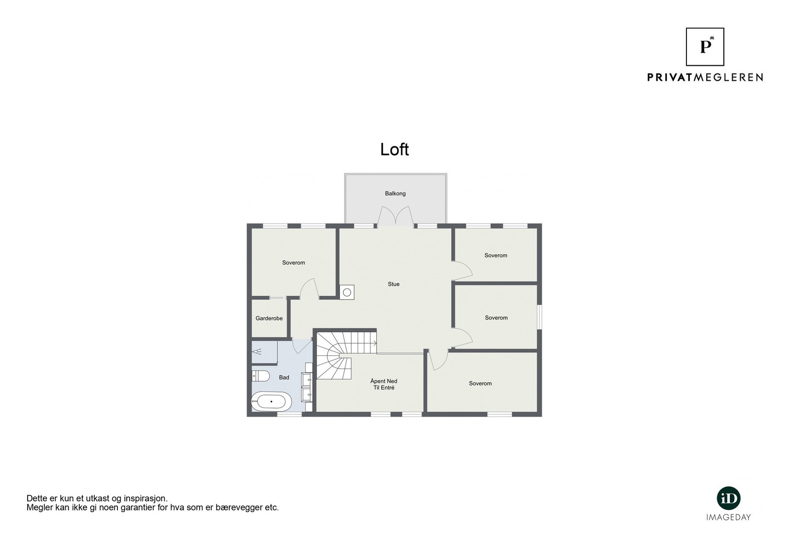 Plantegning 2.etasje. Galleribilde