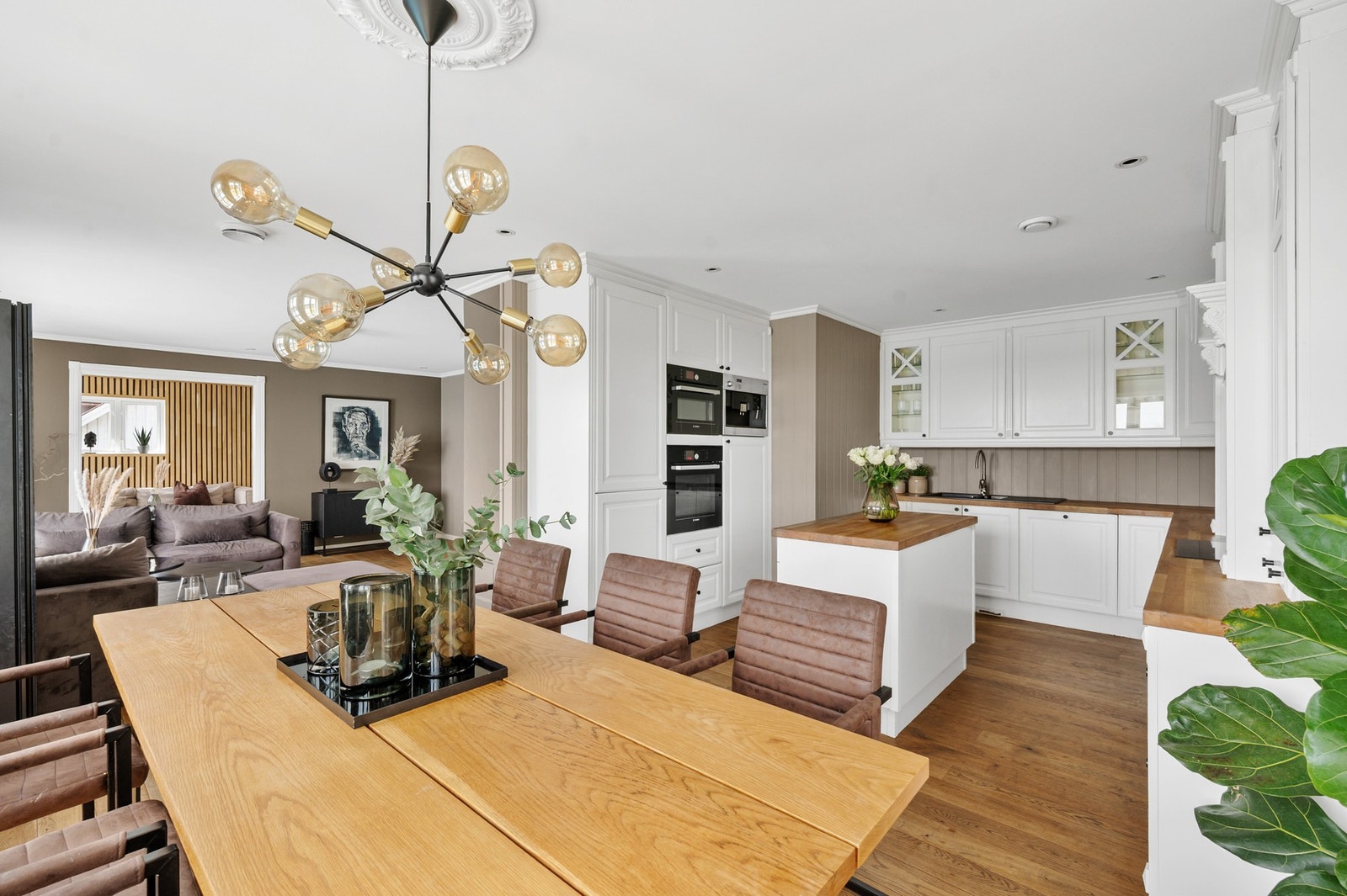 Her kan man invitere til hyggelig selskap. Galleribilde