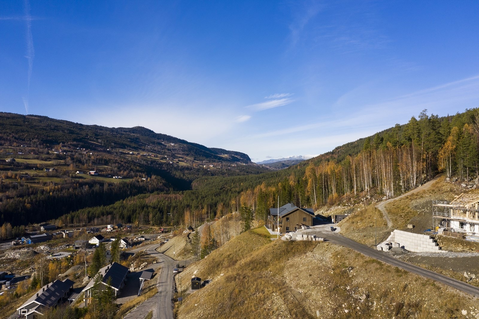 Nydelig utsikt innover mot Hemsedalsfjella Galleribilde