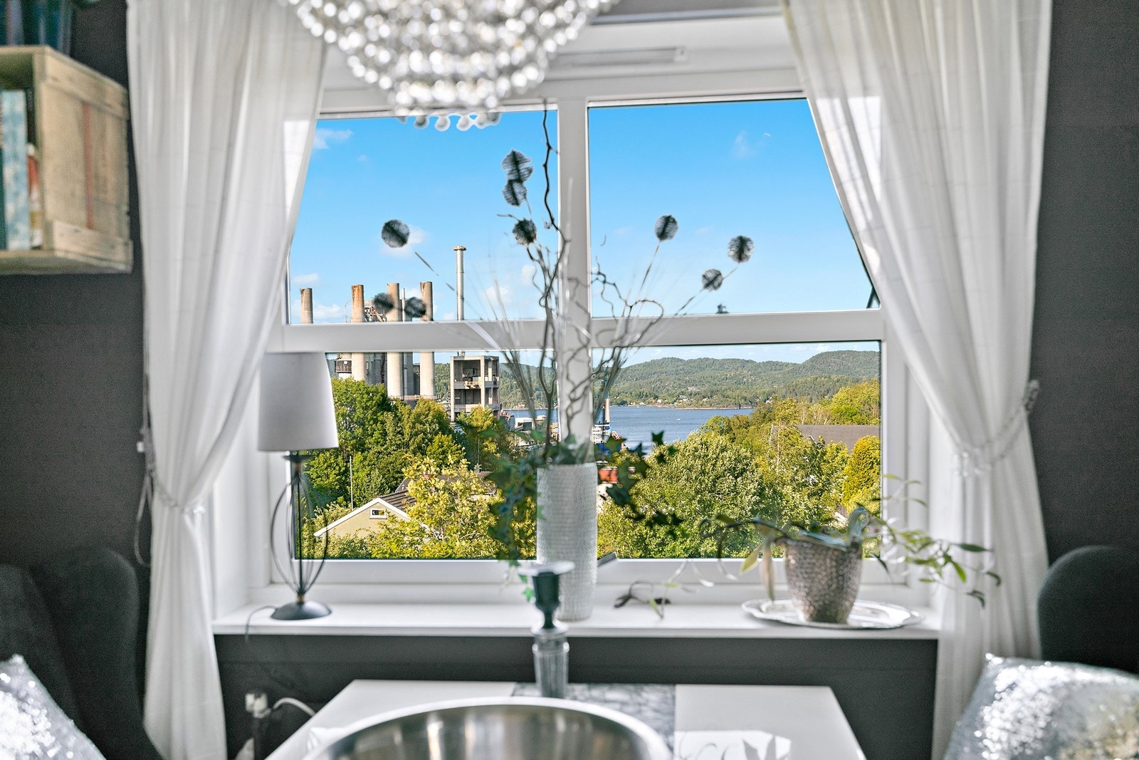 Utsikt fra sposestue Galleribilde