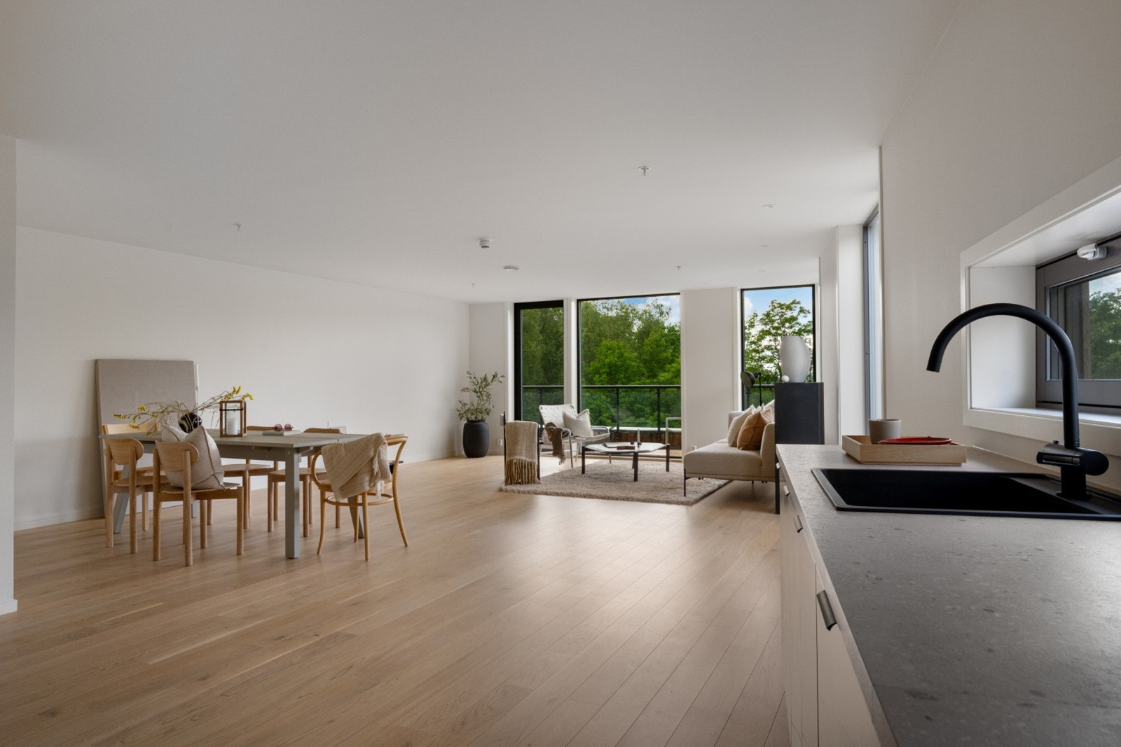 Sjekk størrelsen. Her er det god plass til ønsket møblement. Galleribilde