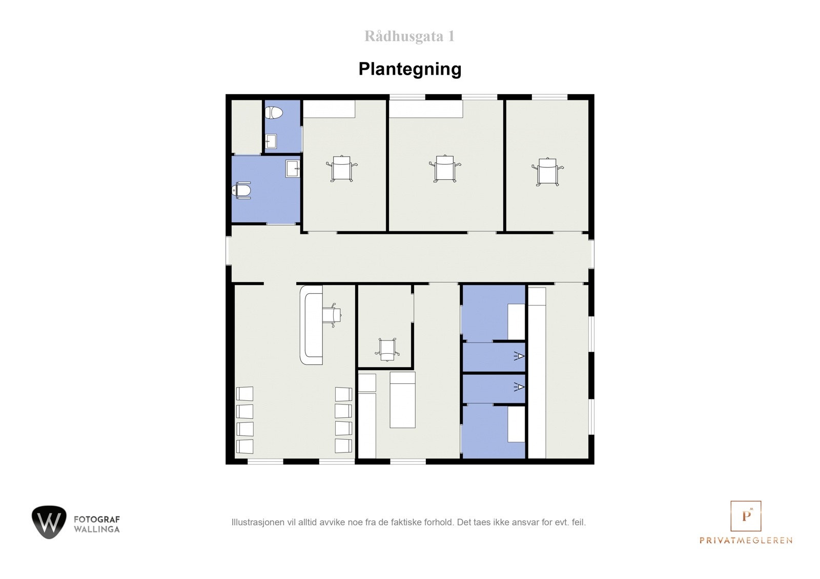 Plantegning Galleribilde