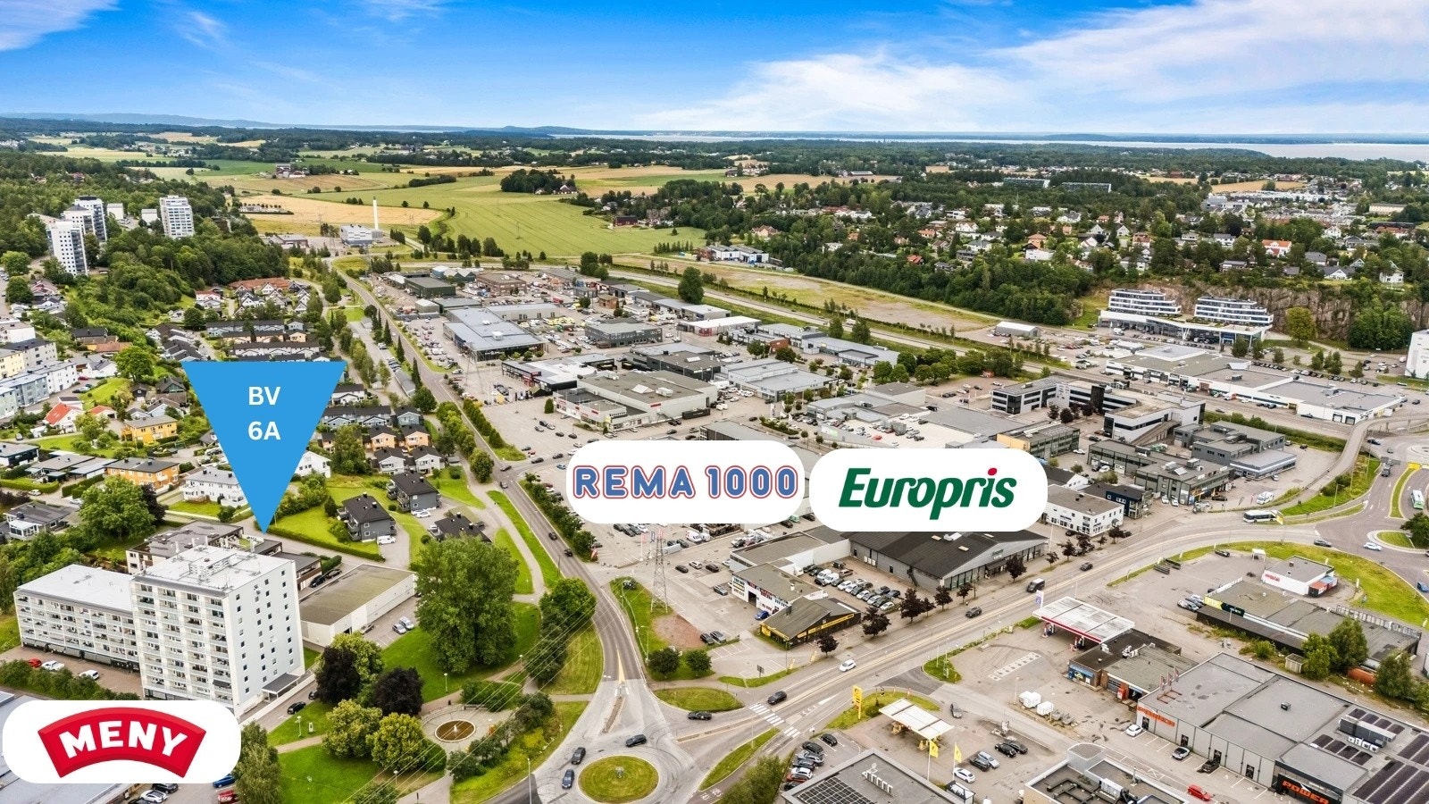 Velkommen til Bjørsnons vei 6a, like ved siden av Kilen og Meny Heimdal. Galleribilde