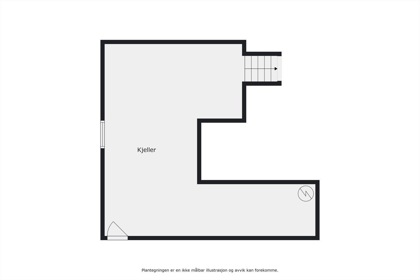 Plantegning kjeller Galleribilde