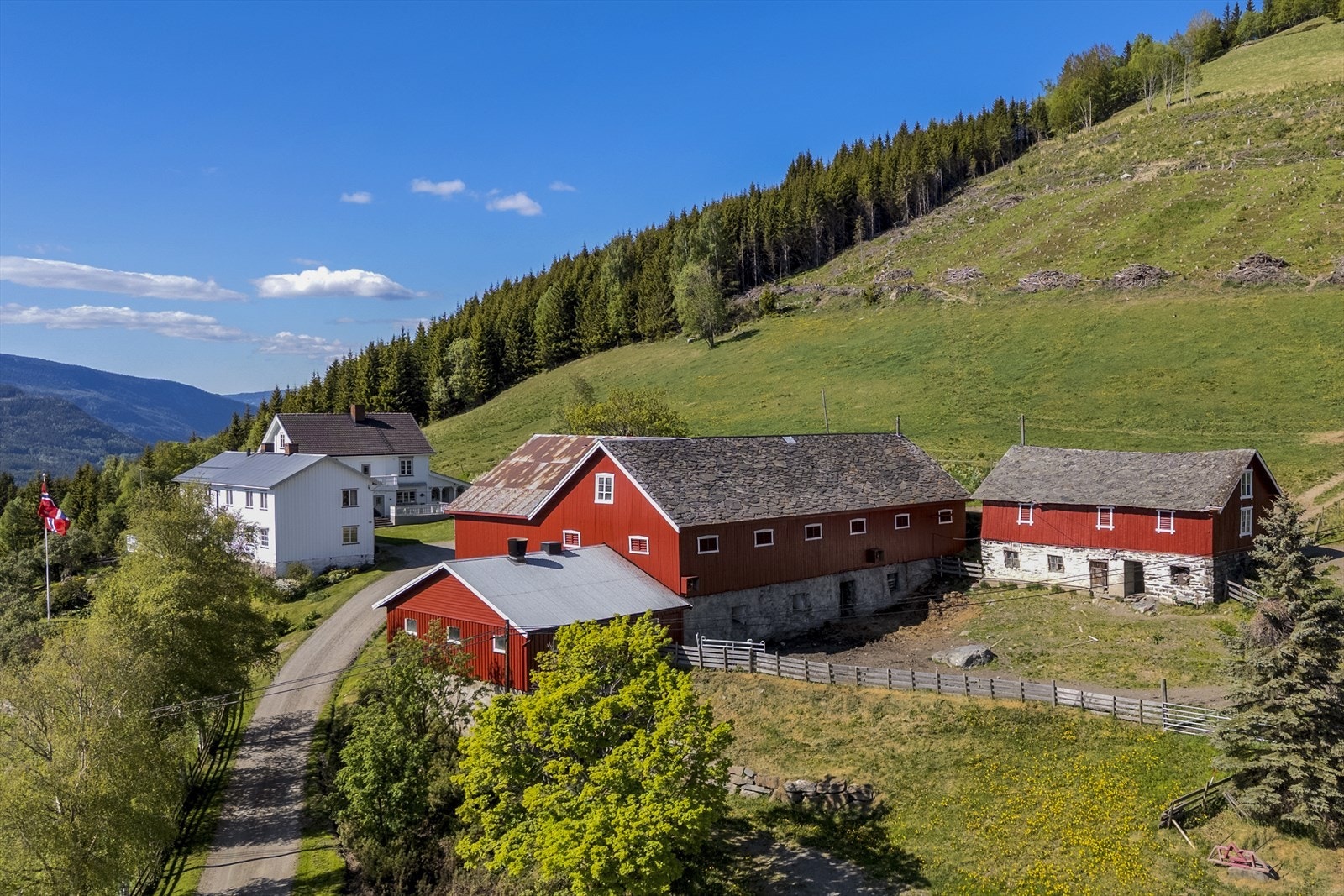 Gården har en melkekvote på ca. 110 tonn Galleribilde