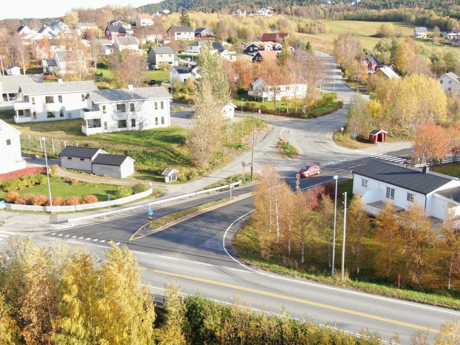 Kryss mot riksvei til Sulitjelma. Galleribilde
