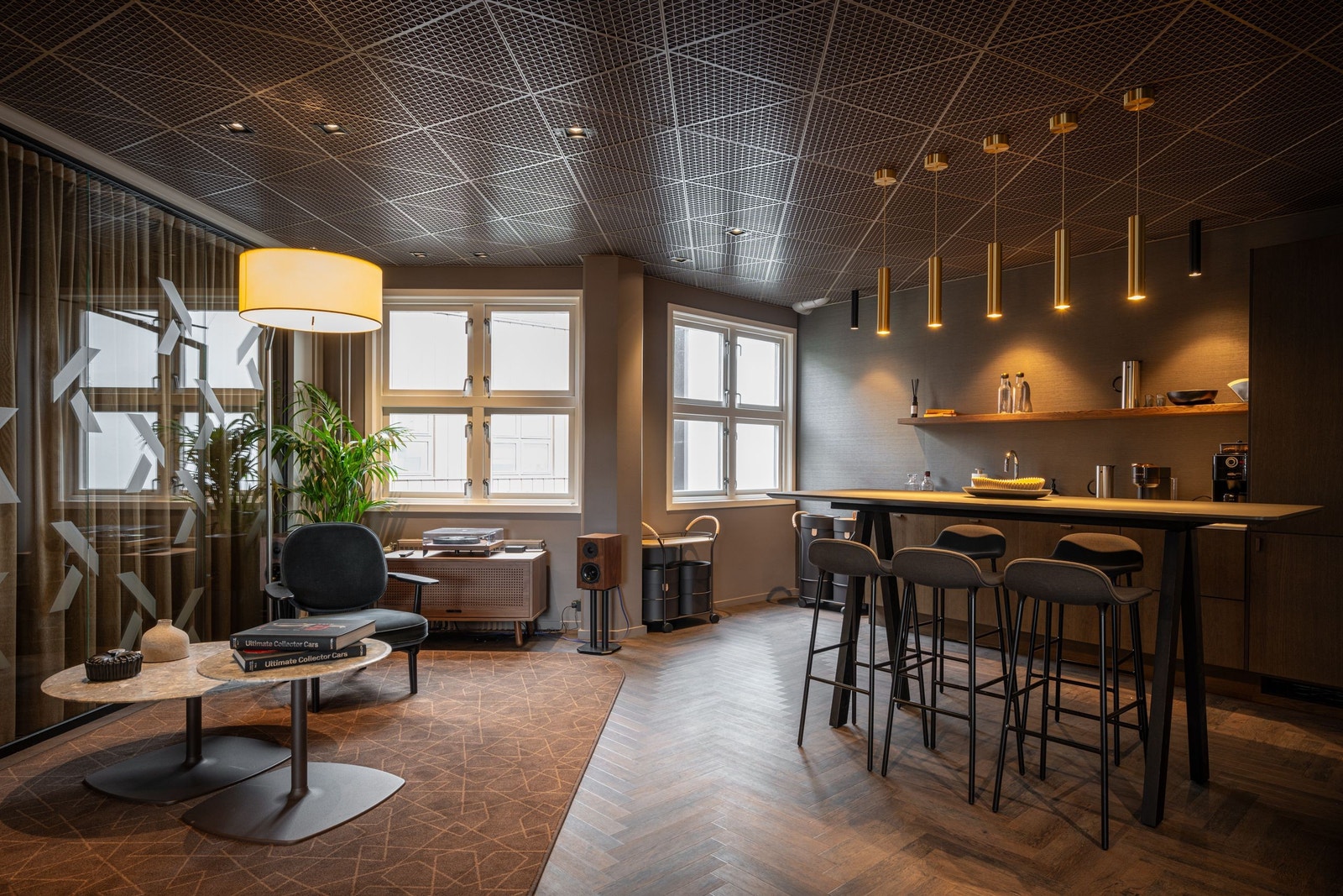 Bilde av en sosial sone hos en leietaker i eiendommen Galleribilde