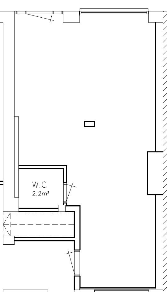 Skisse over gulvplan Galleribilde