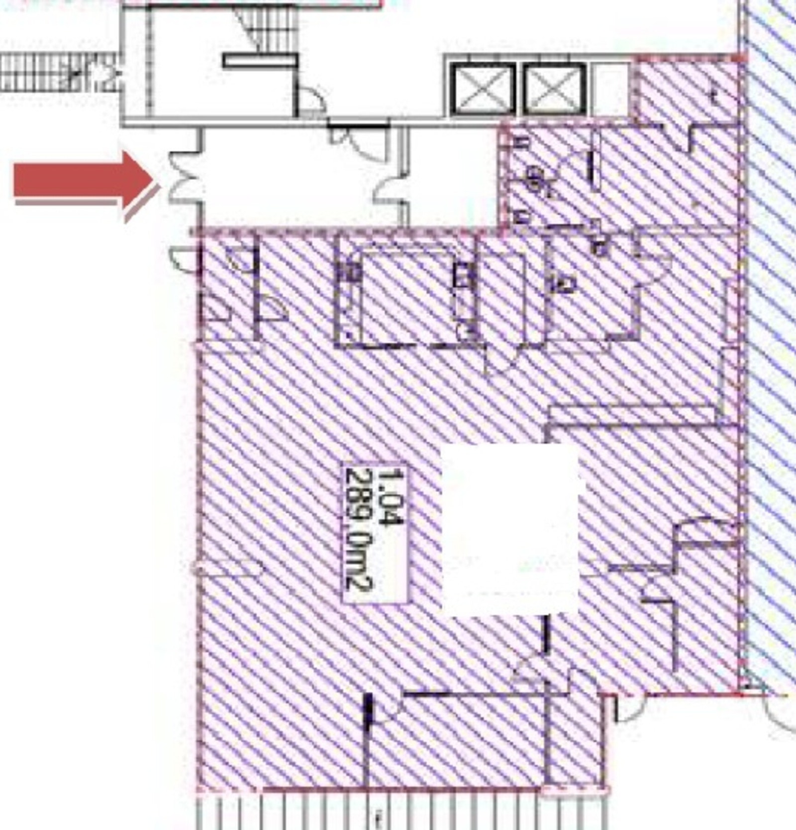 Planskisse 1. etasje Galleribilde