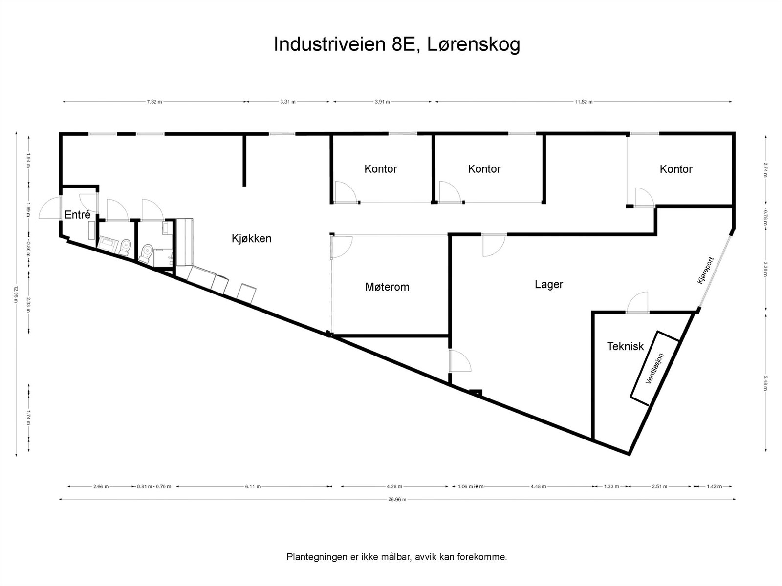 Plantegning Galleribilde