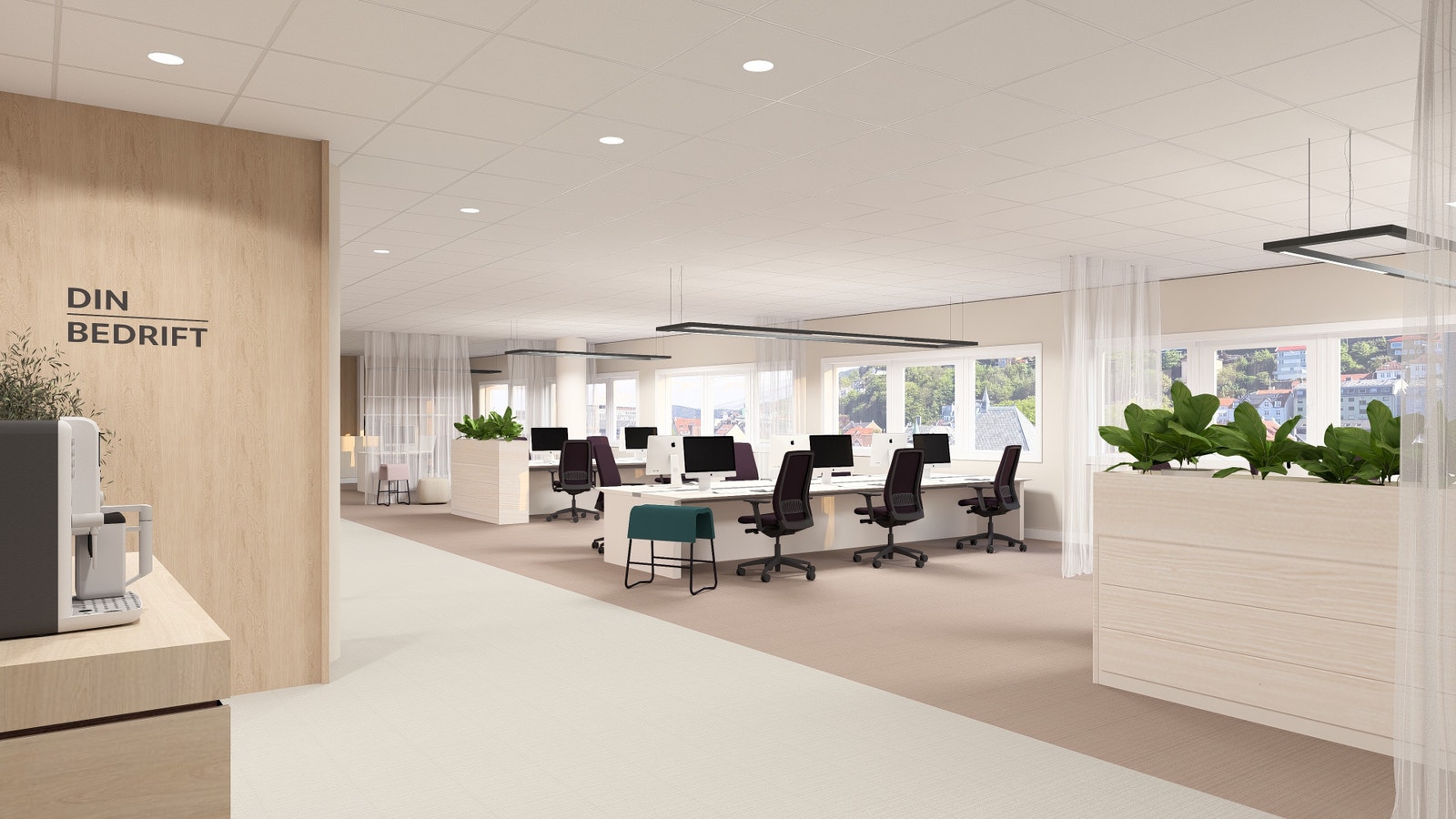 Åpent landskap Galleribilde