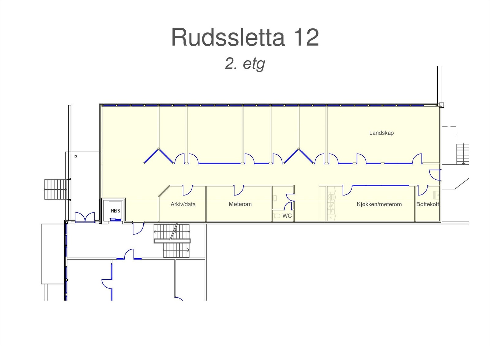 Plantegning Galleribilde