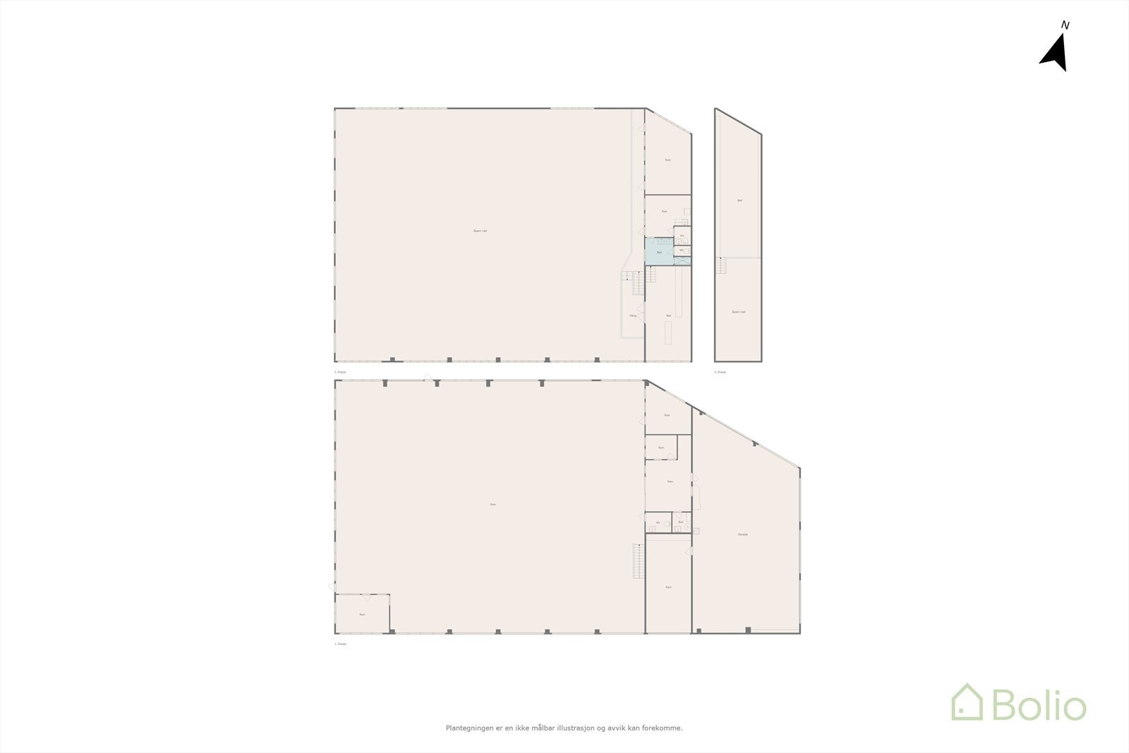 Plantegning Galleribilde