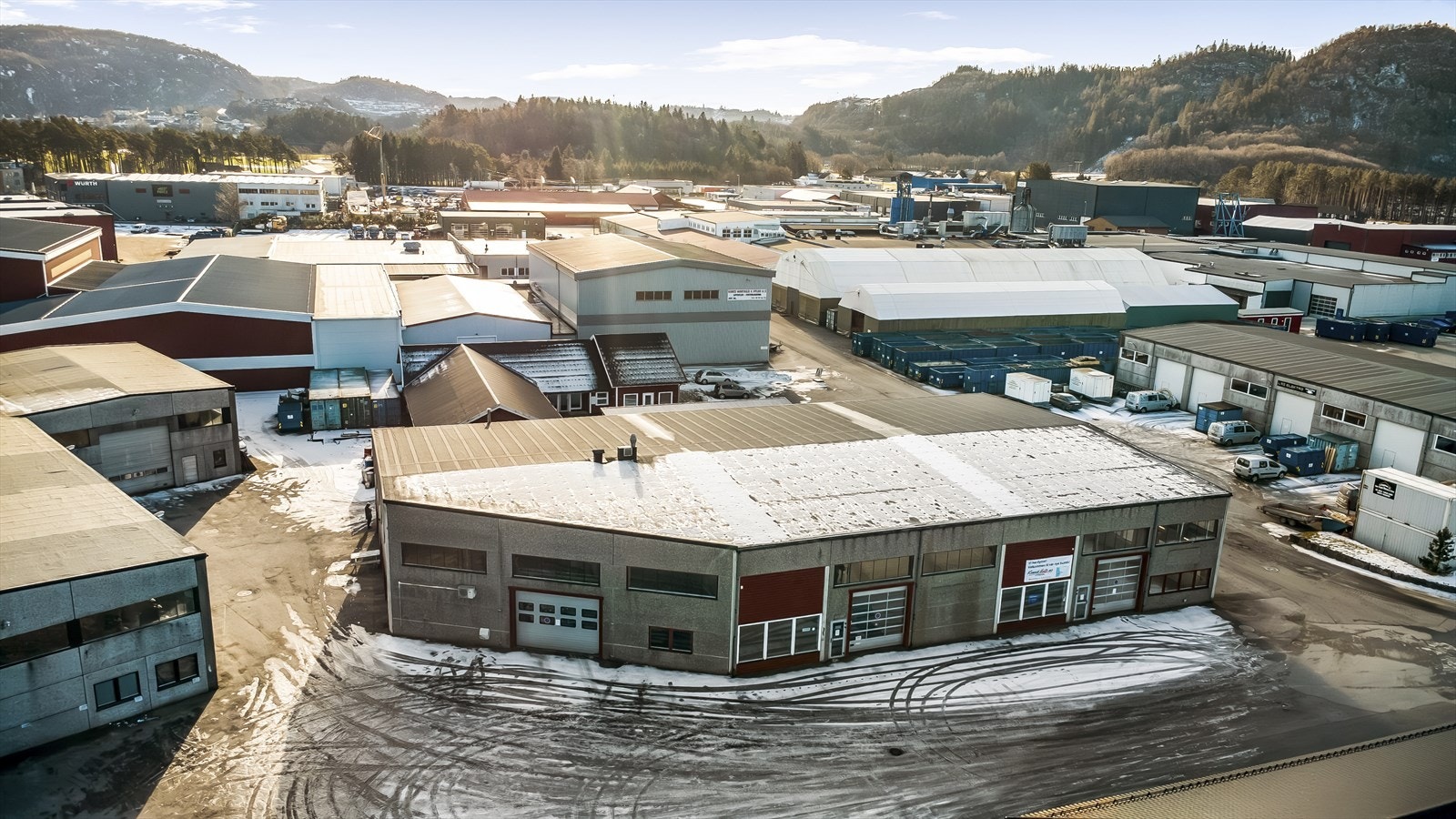 Dronefoto Galleribilde