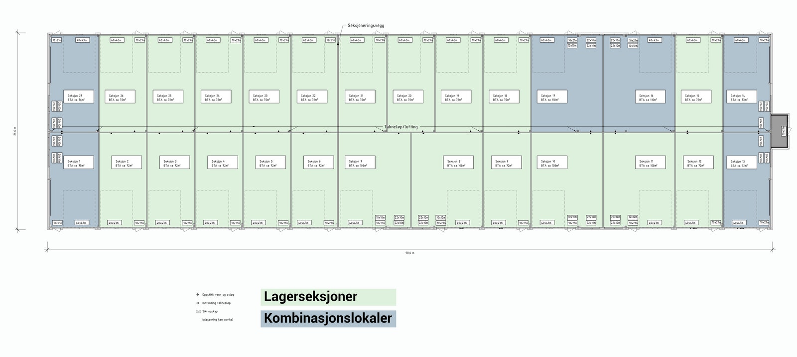 Plantegning | Byggetrinn 1 Galleribilde