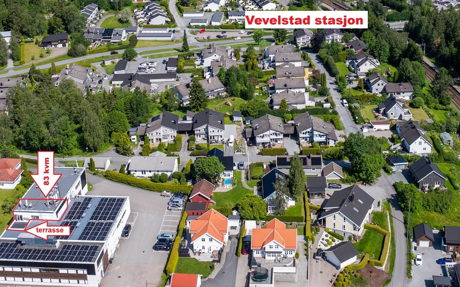 Gang avstand til Vevelstad stasjon Galleribilde