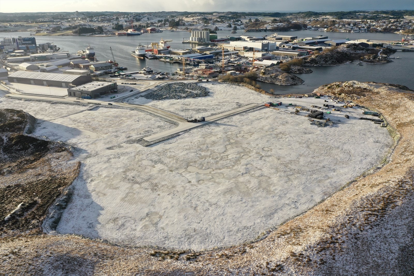 31 dekar grovplanert tomt Galleribilde