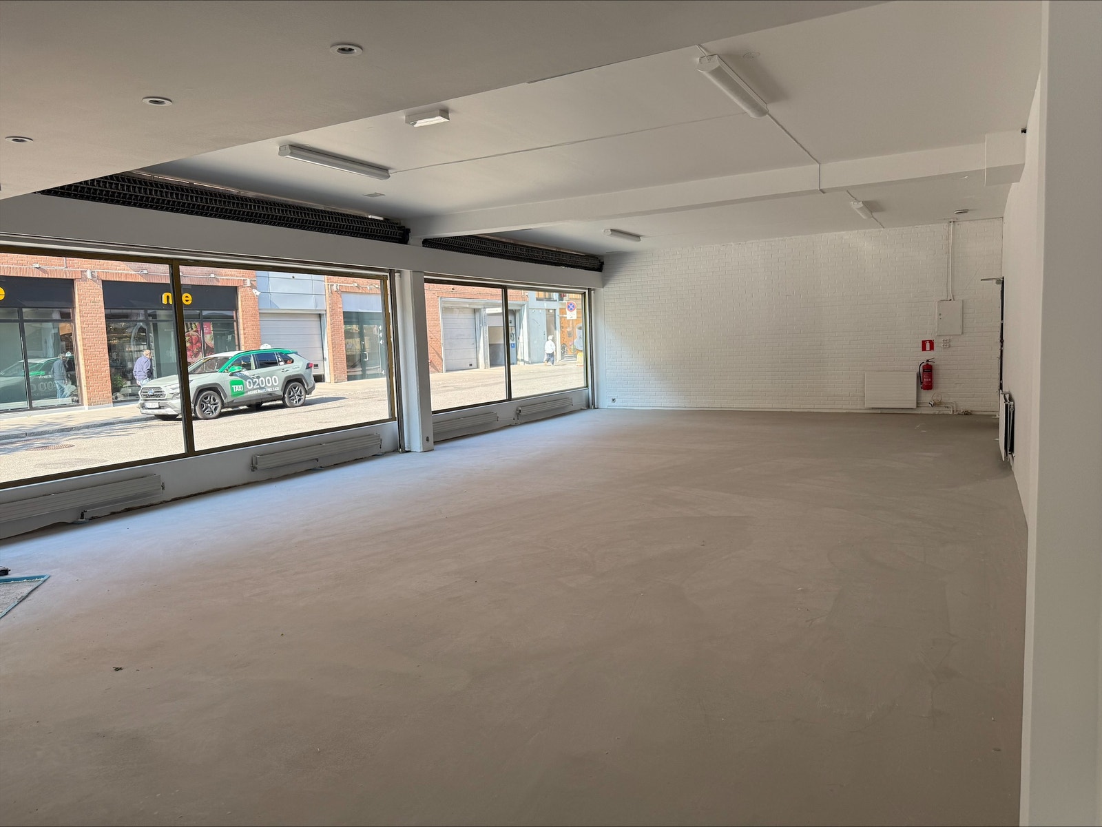 Vann og avløp ligger klart i lokalet. Galleribilde