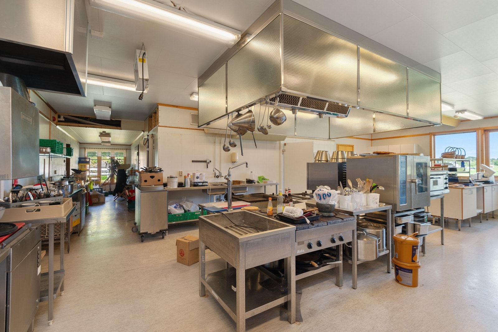 Kjøkken tilknyttet pub- og restaurantdelen. Galleribilde