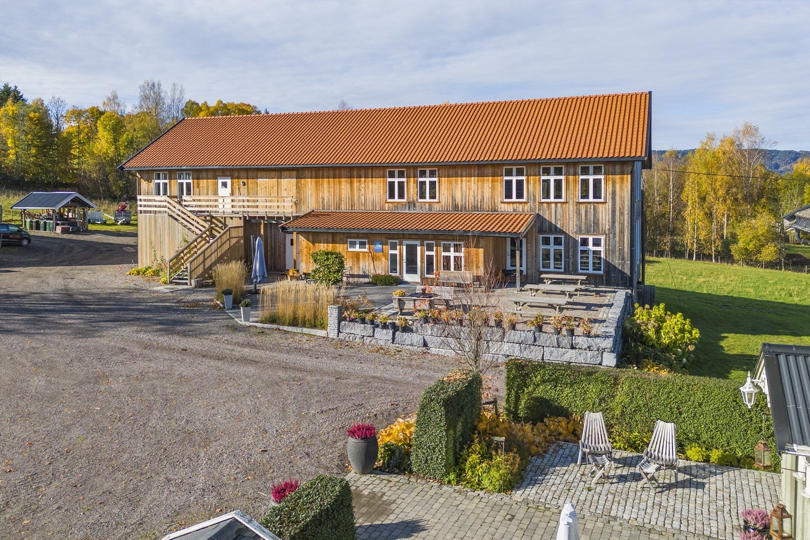 Låvebygningen sto ferdig i 2023 Galleribilde