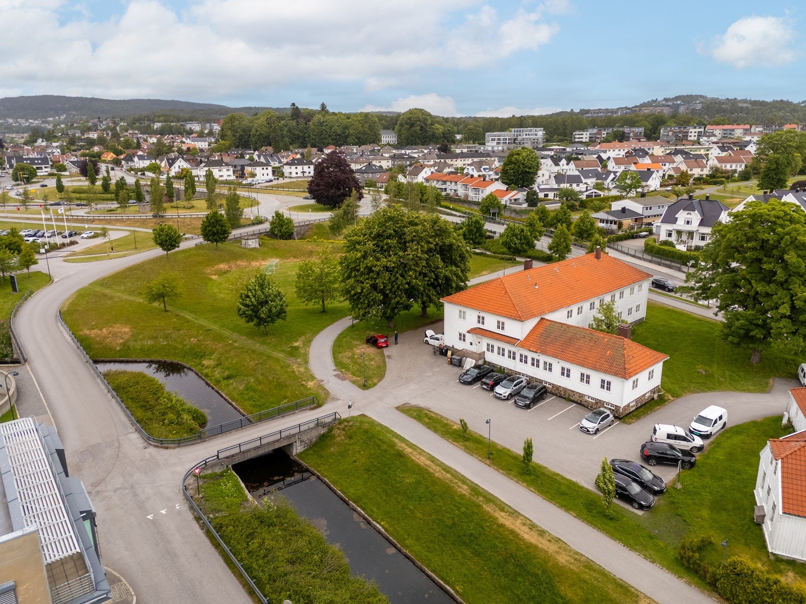 Dronebilde. Galleribilde