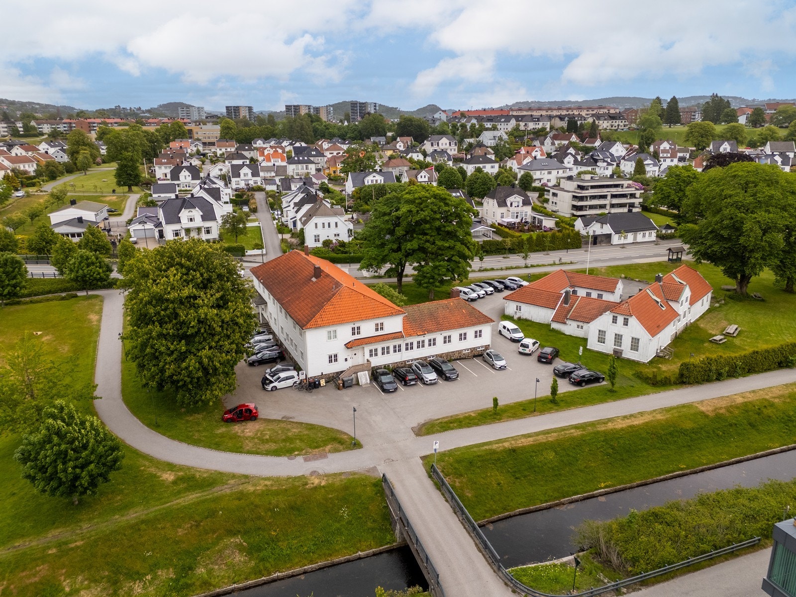 Dronebilde. Galleribilde