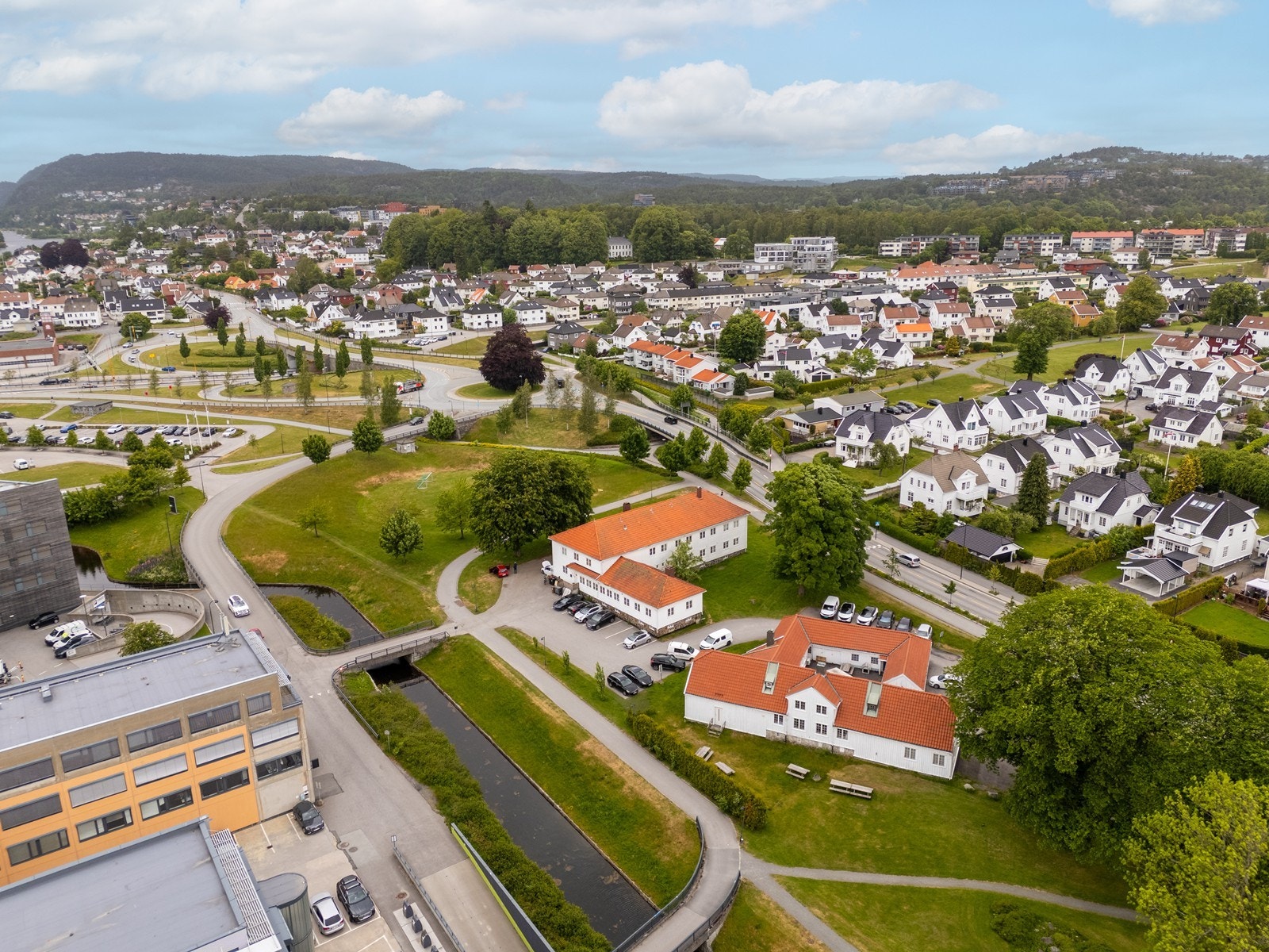 Dronebilde. Galleribilde
