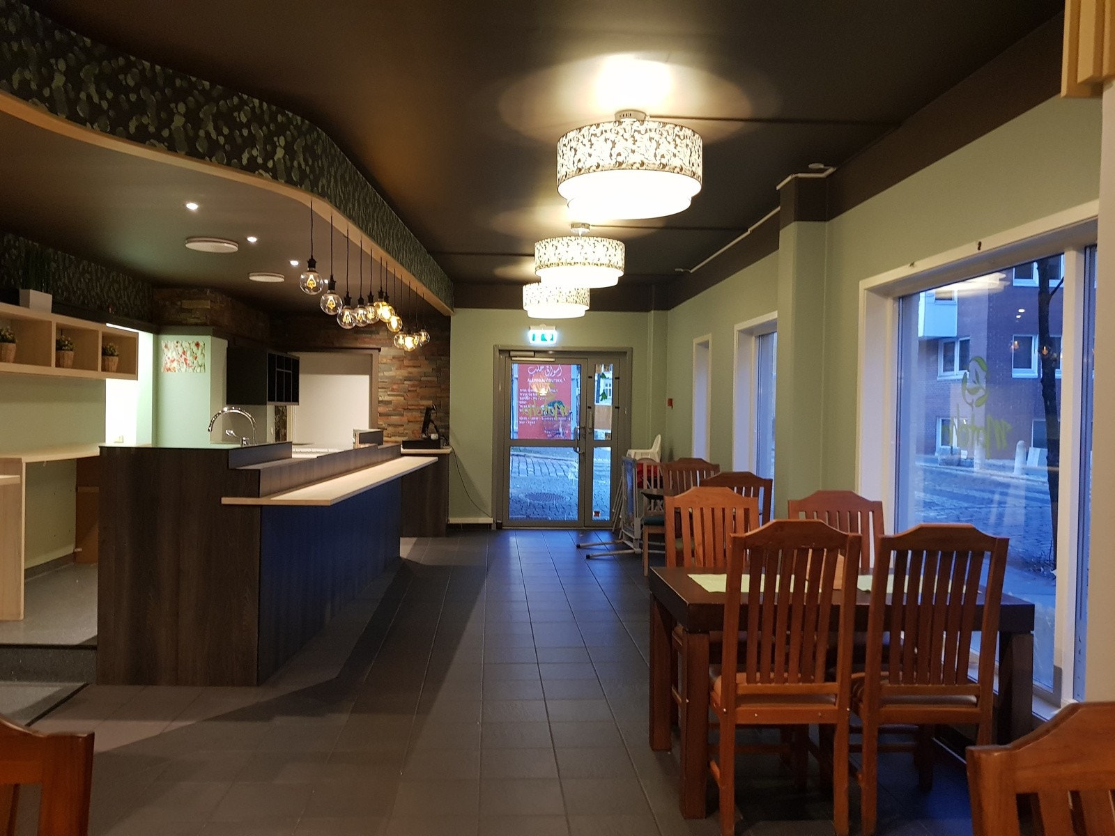 Innredning ved et tidligere restaurantkonsept Galleribilde