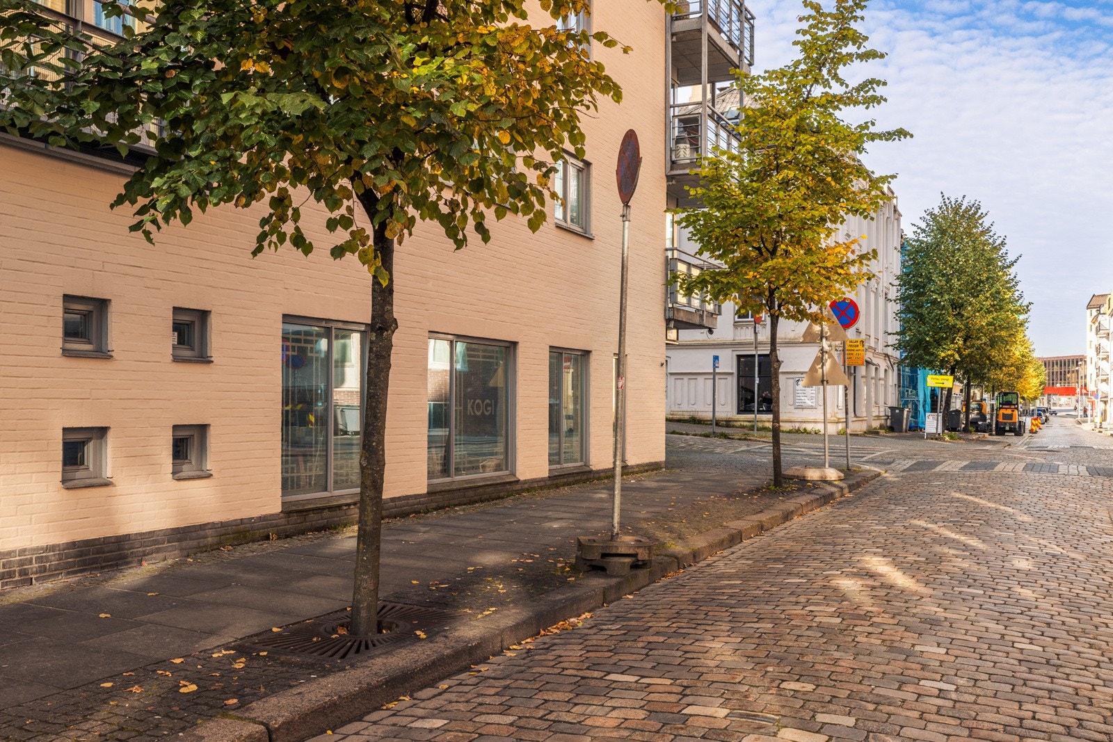 Kort vei fra Grieghallen, sentrumskjernen og et stort marked for besøkende og take-away. Galleribilde