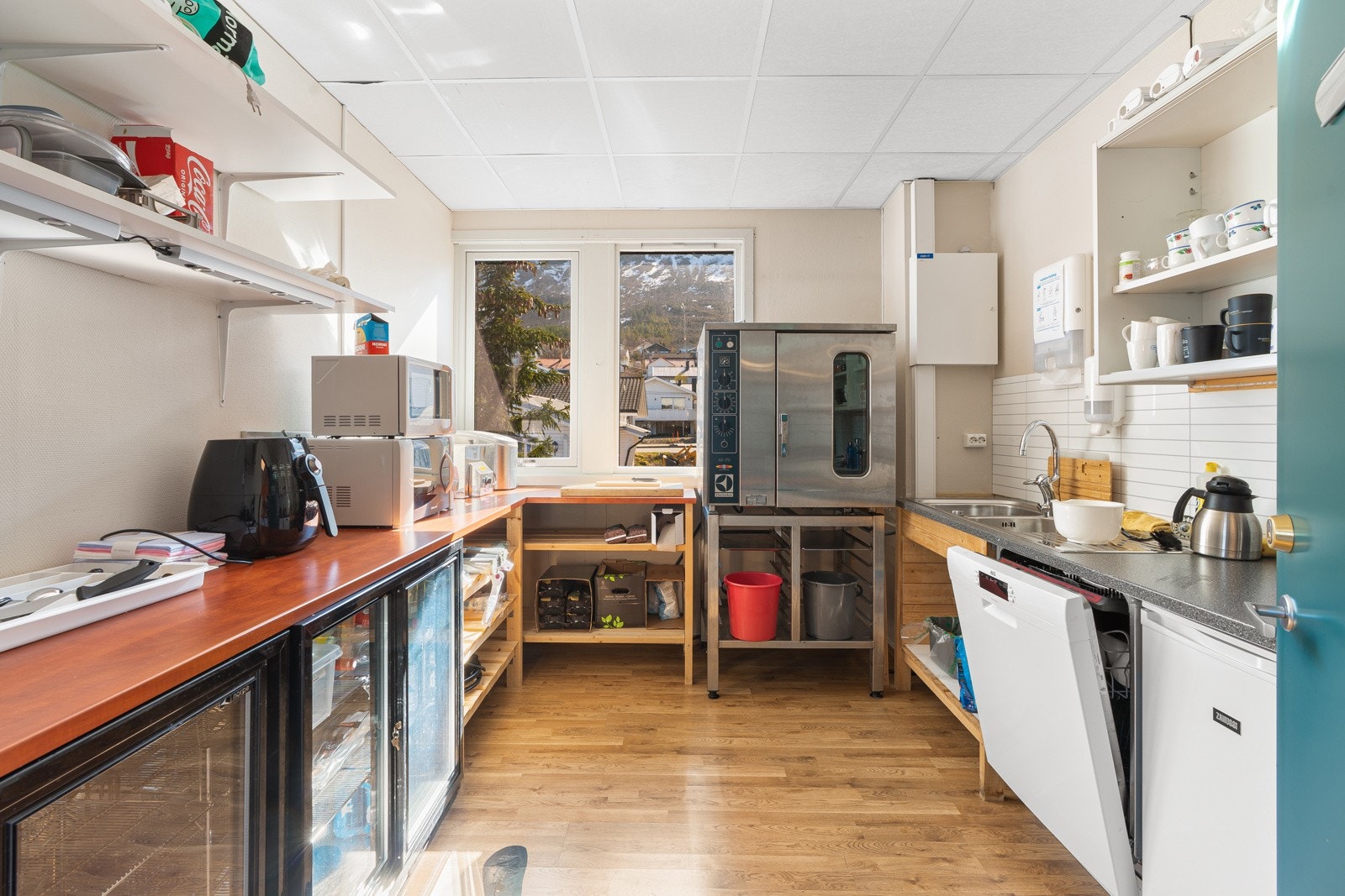 Kjøkken tilhørende kantine Galleribilde