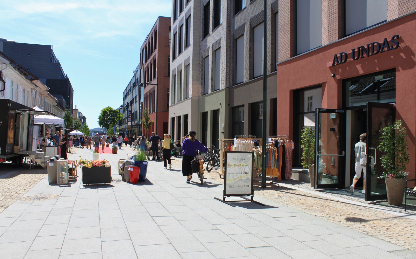 Mange legger turen innom denne gaten når de skal handle i Kristiansand. Galleribilde
